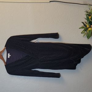 RYSE THE LABEL Purple Velvet Mock Wrap Dress Small